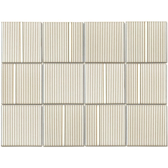 Emser Tile - Kanji - 4 in. x 4 in. Porcelain Mosaic Tile - Akita