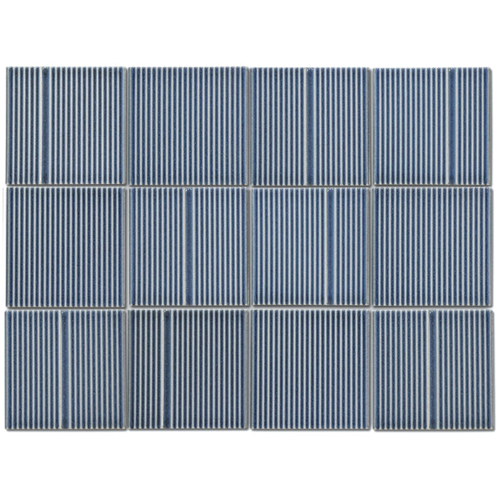 Emser Tile - Kanji - 4 in. x 4 in. Porcelain Mosaic Tile - Nasu