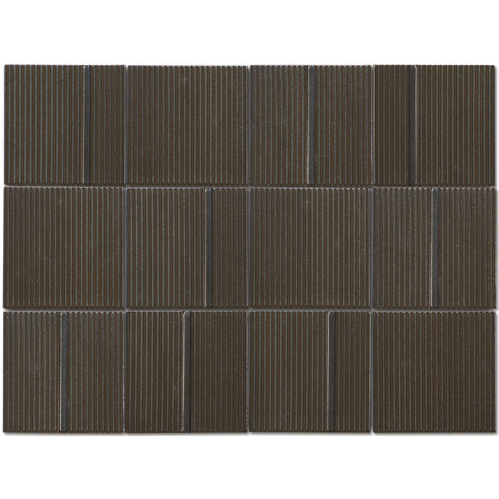 Emser Tile - Kanji - 4 in. x 4 in. Porcelain Mosaic Tile - Yuni