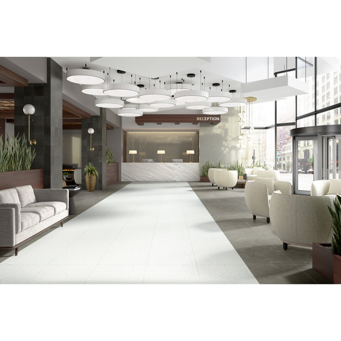 Emser Tile - Kanji - 4 in. x 4 in. Porcelain Mosaic Tile - Yuni Room Scene
