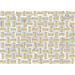 Emser Tile - Link - Marble Mosaic - White and Gold