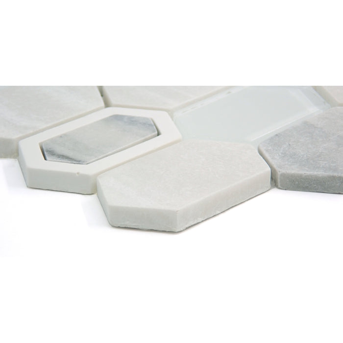 Emser Tile - Literati - Resin Cast Stone Mosaic - Melville Close View