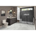 Emser Tile - Literati - Resin Cast Stone Mosaic - Twain Bathroom Install