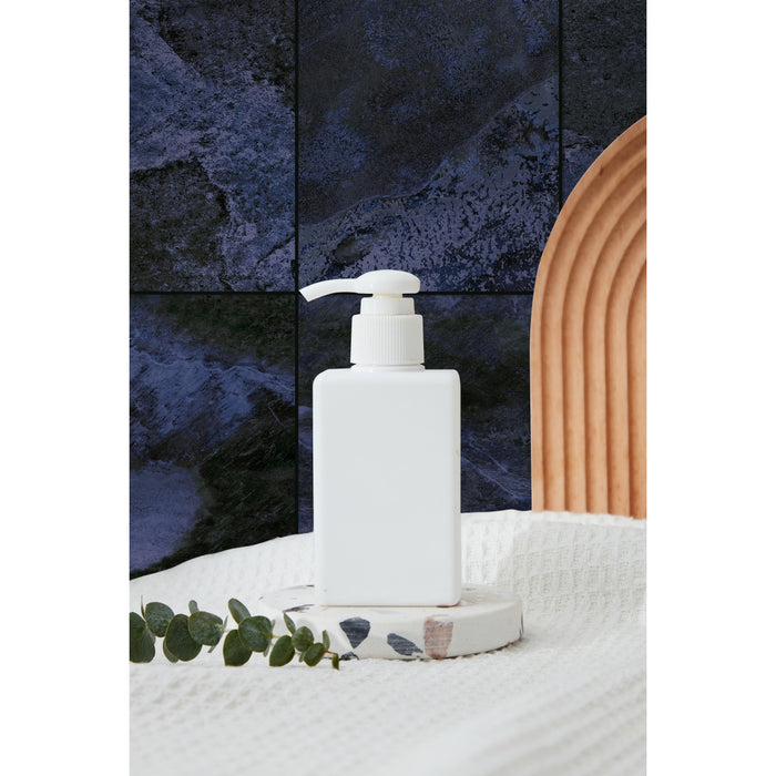 Emser Tile - Mizzoni - 6 in. x 6 in. Porcelain Pool Wall Tile - Cobalt Installed