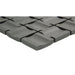 Emser Tile - Modan - 12 in. x 12 in. Porcelain Mosaic Wall Tile - Black Installed Closed