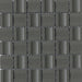 Emser Tile - Modan - 12 in. x 12 in. Porcelain Mosaic Wall Tile - Black