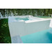 Emser Tile - Modan™ - 12 in. x 12 in. Porcelain Mosaic Wall Tile - White Pool Install 2