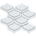 Emser Tile - Mythos™ - 11 in. x 12 in. Ceramic Arabesque Mosaic Wall Tile - White