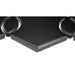 Emser Tile - Mythos™ - 12 in. x 12 in. Ceramic Wave Mosaic Wall Tile - Black Close View