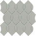 Emser Tile - Mythos™ - 12 in. x 12 in. Ceramic Wave Mosaic Wall Tile - Gray