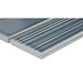Emser Tile - Nagara - 11 in. x 11 in. Ceramic Mosaic Wall Tile - Navy Edge View