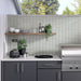 Emser Tile - Nagara - 11 in. x 11 in. Ceramic Mosaic Wall Tile - Silver Backsplash Install