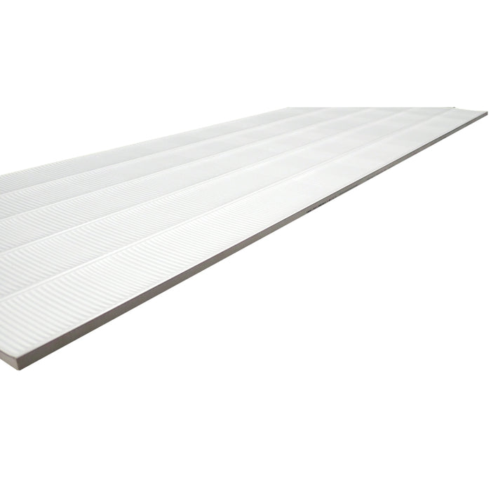 Emser Tile - Navali™ - 16 in. x 47 in. Porcelain Wall Tile - White Close 2