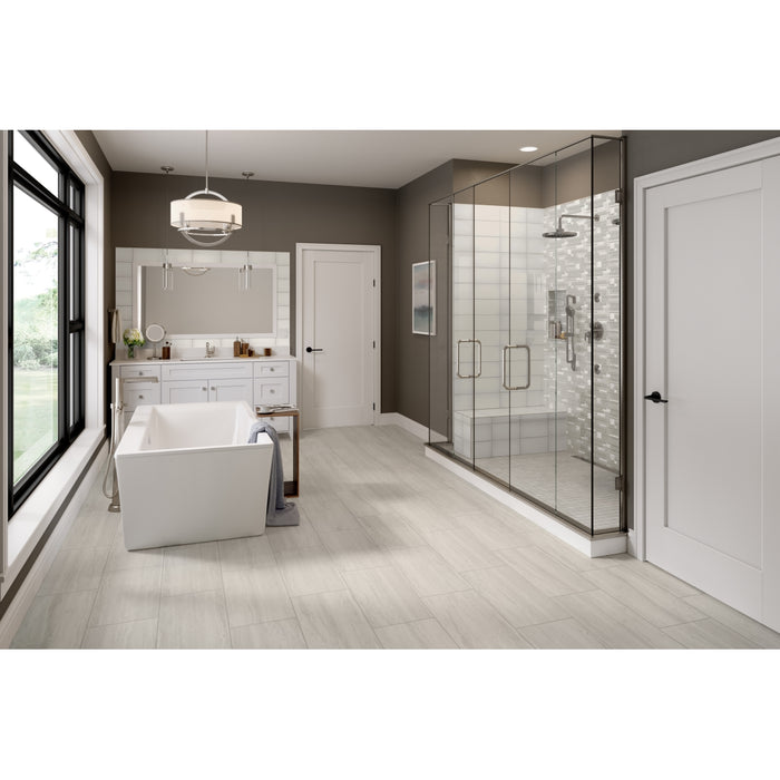 Emser Tile - Ombre™ - 6 in. x 12 in. Ceramic Wall Tile - Ivory Room