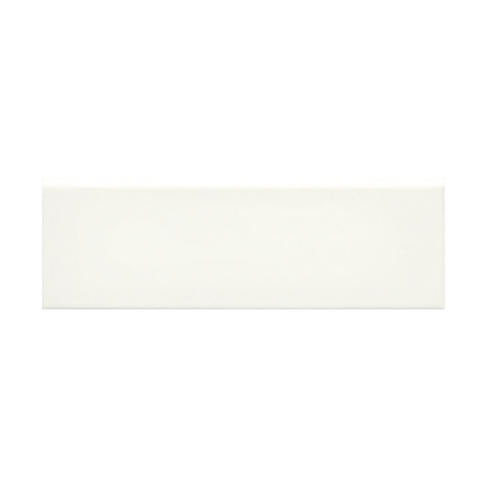 Emser Tile - Ombre™ - 4 in. x 12 in. Ceramic Wall Bullnose Tile - Ivory