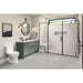 Emser Tile - Ombre™ - 6 in. x 12 in. Ceramic Wall Tile - White Shower Install