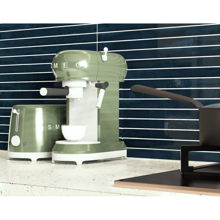 Emser Tile - Paralline™ - Ceramic Wall Mosaic - Denim Installed