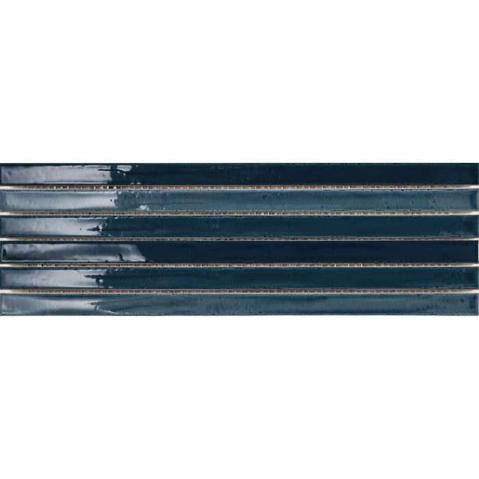 Emser Tile - Paralline™ - Ceramic Wall Mosaic - Denim