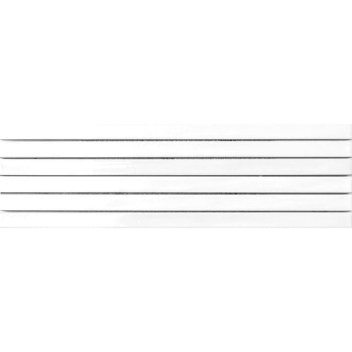 Emser Tile - Paralline™ - Ceramic Wall Mosaic - White