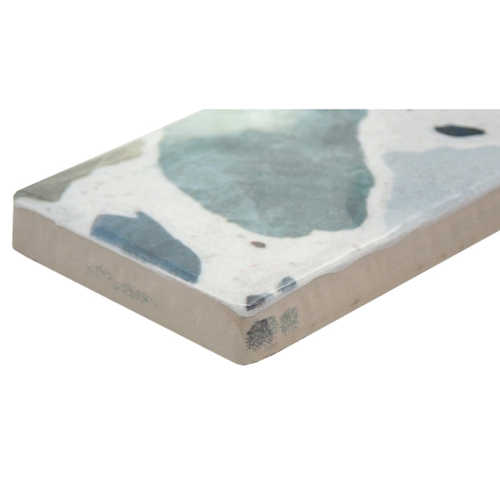 Emser Tile - Corrazzo - 2 in. x 10 in. Ceramic Wall Tile - Erizzo Close