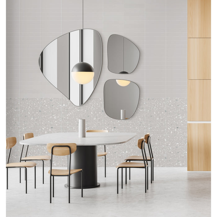 Emser Tile - Corrazzo - 2 in. x 10 in. Ceramic Wall Tile - Gris Room Scene