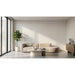 Emser Tile - Luma - 4" x 15" Matte Porcelain Tile - White Installed