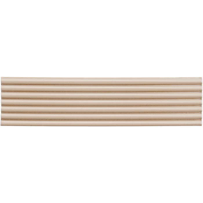 Emser Tile - Piccolo - 4" x 15" Glossy Porcelain Tile - Cream