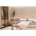 Emser Tile - Piccolo - 4" x 15" Glossy Porcelain Tile - Cream Installed 3