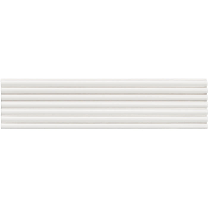Emser Tile - Piccolo - 4" x 15" Glossy Porcelain Tile - Milk