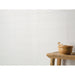 Emser Tile - Piccolo - 4" x 15" Glossy Porcelain Tile - Milk Installed