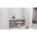 Emser Tile - Ribbella Lux - 3" x 15" Matte Porcelain Tile - Ivory Installed