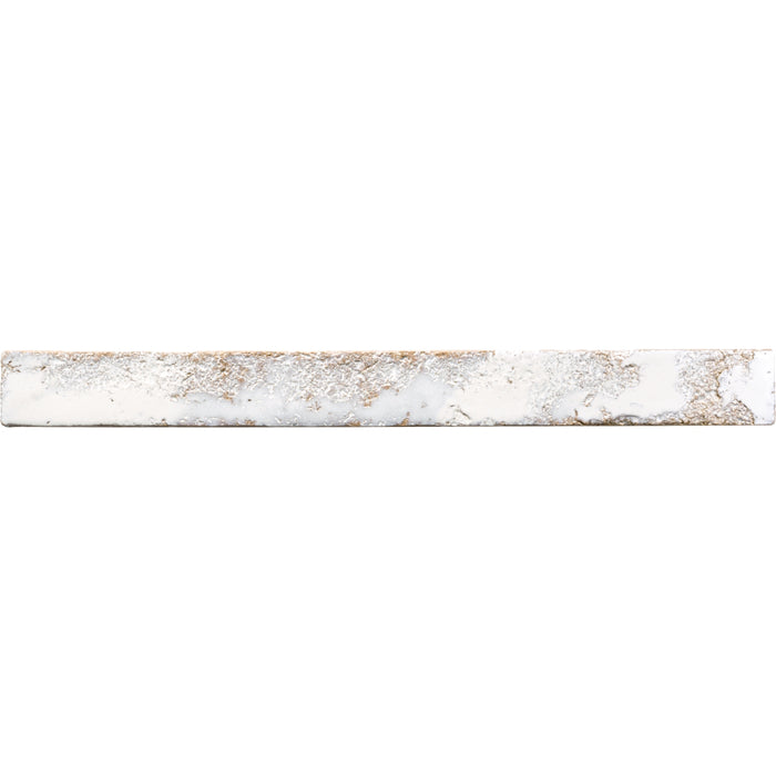 Emser Tile - Rumble - 2" x 20" Glossy Ceramic Tile - Moon