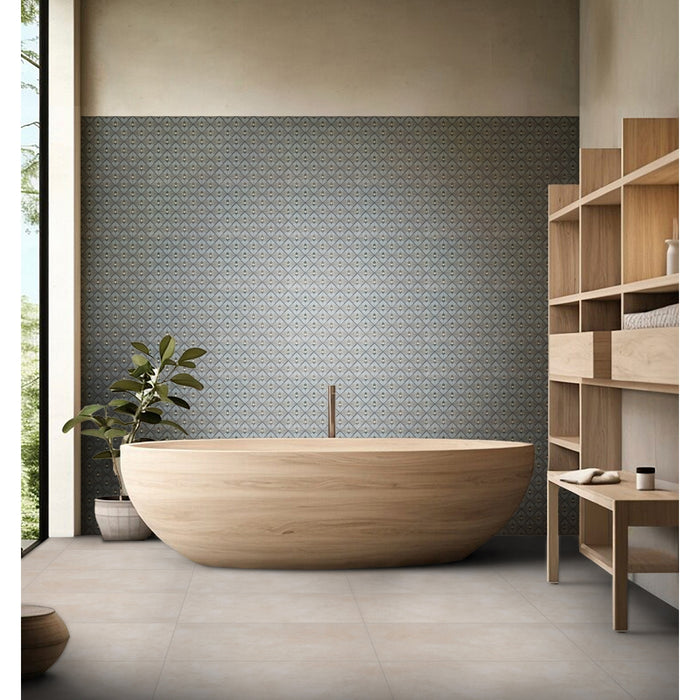 Emser Tile - Vero - 8" x 8" Porcelain Tile - Gem Cool Room Scene