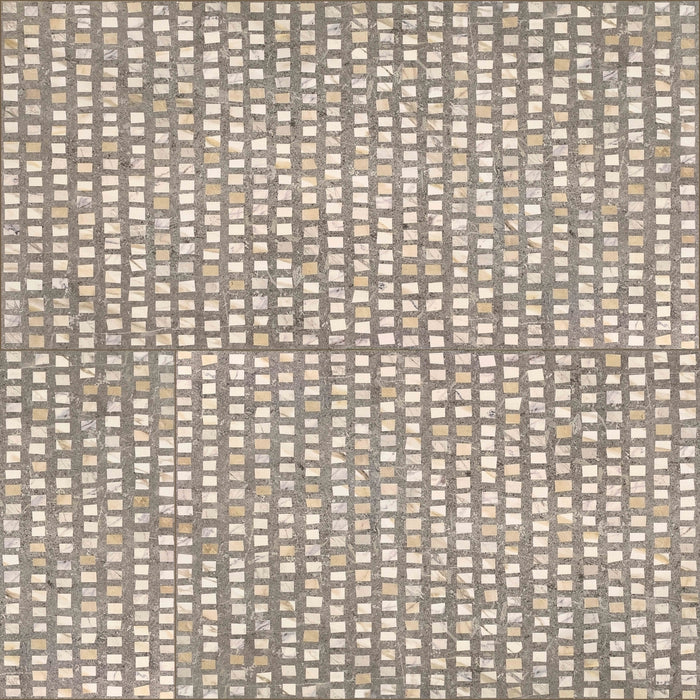 Emser Tile - Vero - 24" x 47" Porcelain Tile - Grid Sabbia Installed