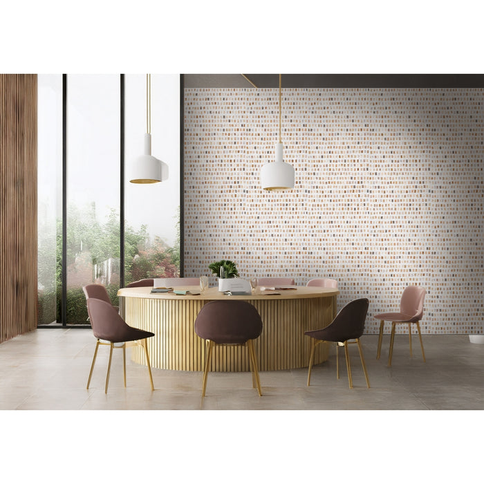 Emser Tile - Vero - 24" x 47" Porcelain Tile - Grid Warm Room