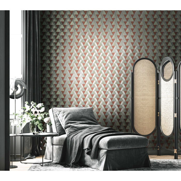 Emser Tile - Vero - 8" x 8" Porcelain Tile - Zag Warm Room Scene
