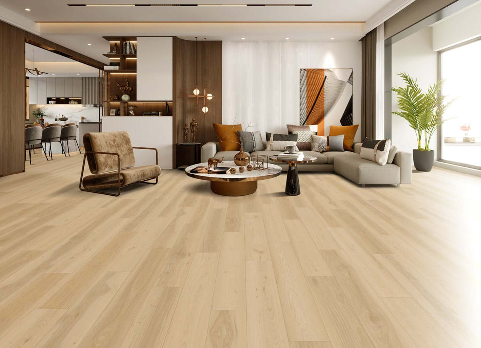 Engineered Floors - Nurture Collection - 7 in. x 48 in. - Serene Room Scene