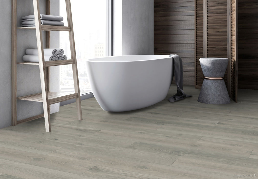FirmFit - Intown Collection - 9 in. x 60 in. Luxury Vinyl Plank - Metropolitan Room Scene
