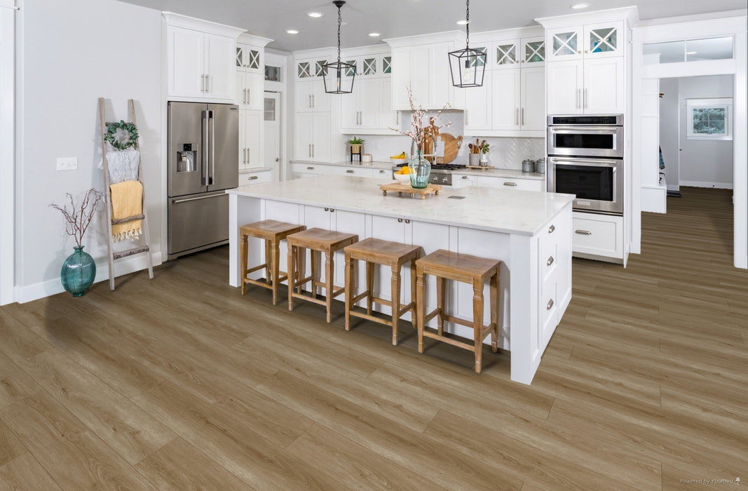 FirmFit - Intown Plus Collection - 9.13 in. x 60.31 in. Luxury Vinyl Plank - Soho Room Scene