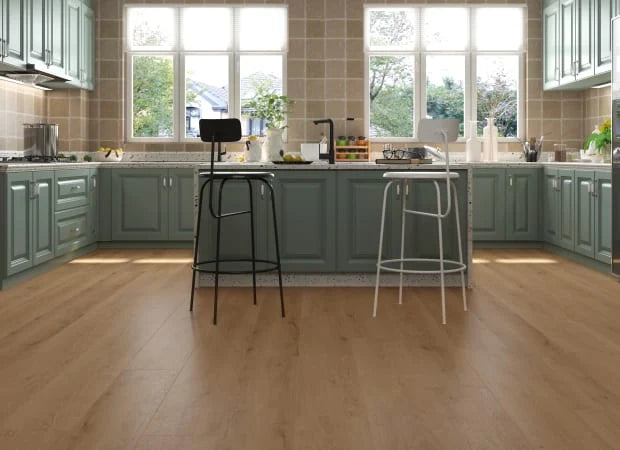 FirmFit - Matte XXL Collection - 9.1 in. x 60.3 in. Luxury Vinyl Plank - Boxer Room Scene