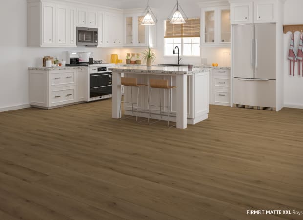 FirmFit - Matte XXL Collection - 9.1 in. x 60.3 in. Luxury Vinyl Plank - Royston Room Scene