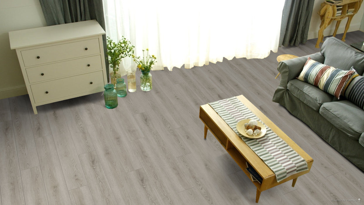 FirmFit - Platinum Collection - 7 in. x 48 in. Luxury Vinyl Plank - Castlewood Room Scene