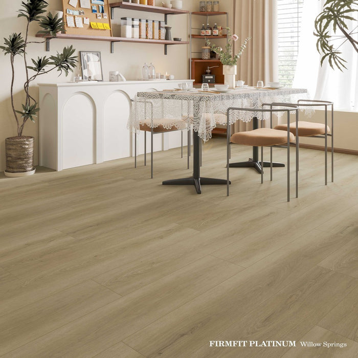 FirmFit - Platinum Collection - 7.6 in. x 60.3 in. Luxury Vinyl Plank - Willow Spring Room Scene