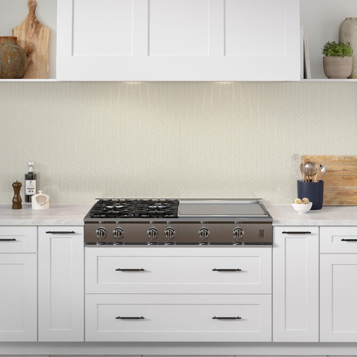 Emser Tile - Regala - 11" x 11" Mini Porcelain Mosaic - Bequest Installed