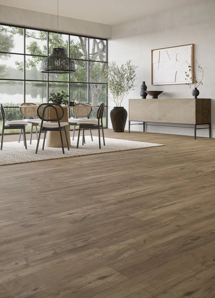 Mannington - Coventry Flex - 7 in. x 48 in. - Forest Room Scene