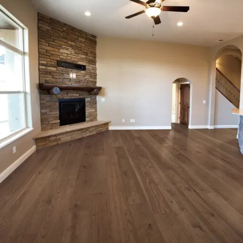Nuvelle - Cottage Collection - Engineered European Oak - 6.5" x 59" - Gatlinburg floor installation