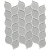 See Arizona Tile - Dunes Series - Glass Leaves Mosaic - Denim
