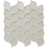 See Arizona Tile - Dunes Series - Glass Leaves Mosaic - Ivory