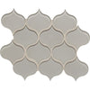 See Arizona Tile - Dunes Series - Arabesque Glass Mosaic - Pewter