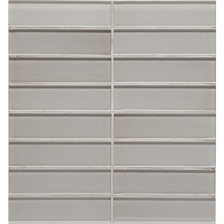 Arizona Tile - Dunes Series - Straight Stack Glass Mosaic - Pewter